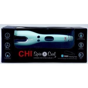 CHI® Spin N Curl 1" Ceramic Rotating Curler in Mint
